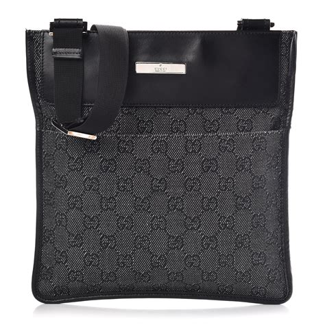 black crossbody bag gucci|Gucci black cross body bag.